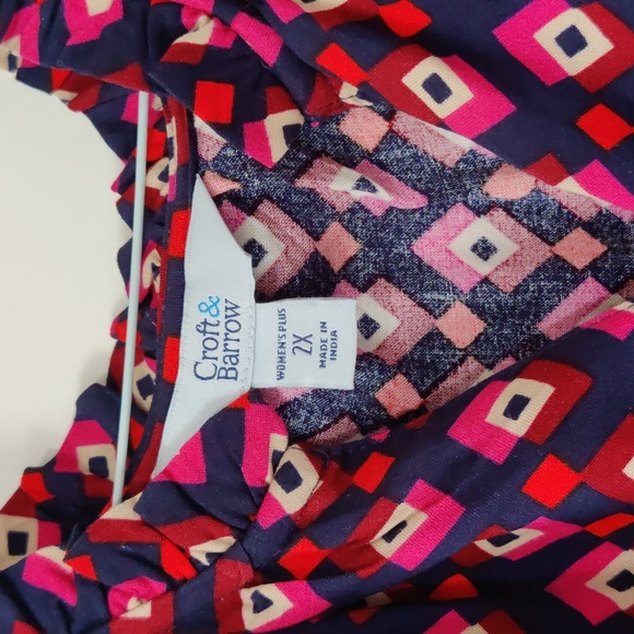 Geometric Patterned Dress - Multicolor - Picture 4 of 4